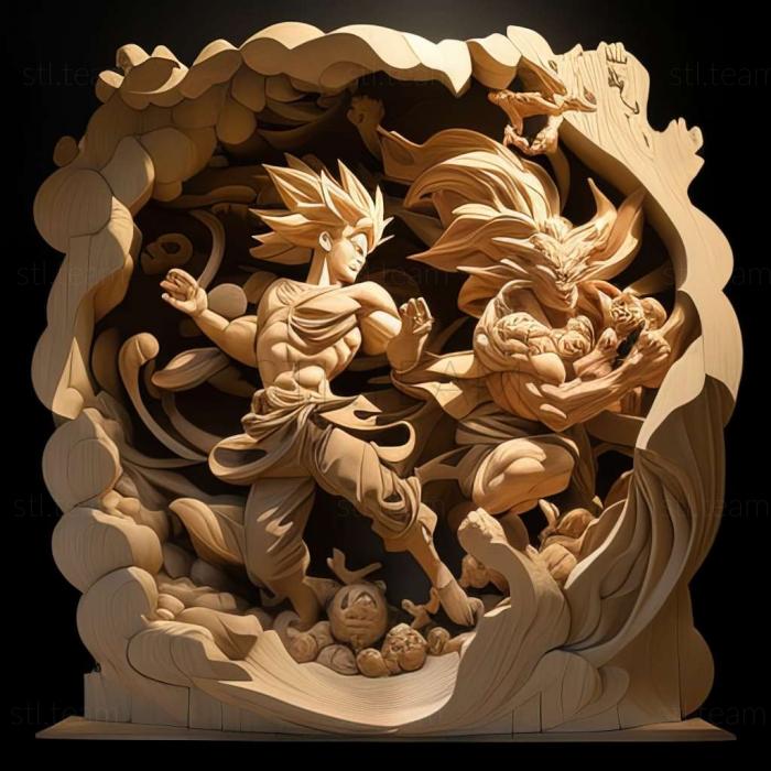 3D модель Драгон Жемчуг Z Битва Богов аниме (STL)